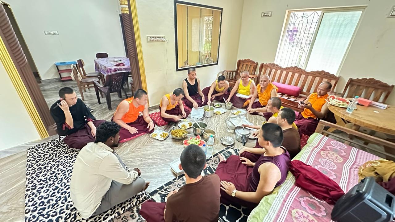 Enjoying the beautiful surroundings